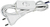 Шнур УШ-1КВ опрессованный с вилкой со встроенным выключателем 2х0,75/2метра, белый | WUP20-02-K01 IEK (ИЭК)