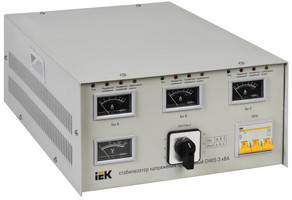 Стабилизатор напряжения СНИ3-3 кВА трехфазный | IVS10-3-03000 IEK (ИЭК)