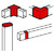 Торцевая заглушка/внутренний или внешний угол/накладка на стык - для мини-каналов Metra 60x40 | 638198 Legrand