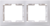 КВАРТА Рамка горизонтальная белая 2 поста IEK (ИЭК) EMK20-K01-DM