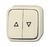 Выключатель кнопочный для жалюзи открытого монтажа Duro 2000 AP белый ABB 2CKA001442A0193