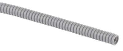 Труба гофрированная ПВХ легкая d20мм с протяжкой сер. (уп.100м) Эра Б0020110 (Энергия света)