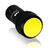 Кнопка CP1-10Y-11 желтая без фиксации 1НО+1HЗ (черное декоративное кольцо)|1SFA619100R1073| ABB