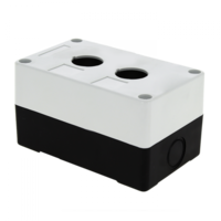 Корпус КП102 пластиковый 2 кнопки белый EKF PROxima | cpb-102-w