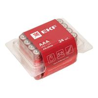 Батарейка алкалиновая типа ААА(LR03) пластиковый бокс 24шт. | LR03-BOX24 EKF Элемент питания AAA/LR03 цена, купить