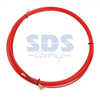 Протяжка кабельная (мини УЗК в бухте), стеклопруток, d=3,5 мм, 7 м красная | 47-1007 SDS REXANT 7м d3.5мм etm47-1007 цена, купить