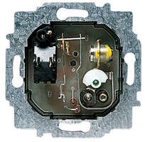 Механизм комнатного терморегулятора с нормально-закрытым контактом, выключателем, 10А/250В | 2CLA814010A1001 ABB 8140.1 НЗК аналоги, замены