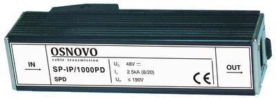 Грозозащита с защитой линий РоЕ монтаж на DIN-рейку SP-IP/1000PD OSNOVO 1000634345 цена, купить