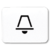Окошко с символом для KO-клавиш символ звонок белое JUNG 33KWW