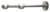 Держатель двухрядный открытый Inspire, металл, цвет никель, 2 см