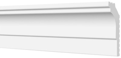 Плинтус для натяжных потолков экструдированный полистирол Format 04014Е белый 18х36х2000 мм аналоги, замены