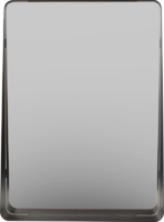 Зеркало Ferro с полкой 50x69.2 см цвет чёрный МАРТ