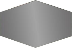 Плитка зеркальная Mirox 3G шестигранная 30x20 см цвет графит аналоги, замены