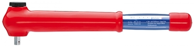 Ключ динамометрический VDE 1000В DR 3/8дюйм 5-50 Н·м L-385мм диэлектрический Knipex KN-983350 5 50 мм аналоги, замены