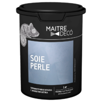 Краска декоративная Maitre Deco Soie Perle 1 кг цвет серо-бежевый аналоги, замены