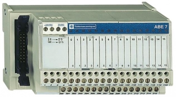 База 16 каналов вход/выход светодиод - ABE7H16R11 Schneider Electric TELEFAST ИНДИКАЦИЯ СОСТОЯНИЯ аналоги, замены