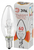 Лампа накаливания ЛОН ДС 60-230-E14-CL (B36) свечка 60Вт 230В E14 цв. упаковка | Б0039129 ЭРА (Энергия света)