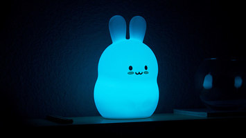 Светильник детский Rombica LED Rabbit, RGB свет, цвет белый