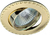 Светильник встраиваемый литой поворотный MR16 контур с рисунком KL23 А SG/G,12V/220V, 50W сатин золото/золото (5 ЭРА (Энергия света) C0043713