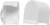 Крышка декоративного короба белая, 2 шт. ЭСКАР