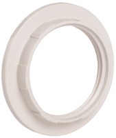 Кольцо абажурное для патрона Е27 пластик белый индивидуальный пакет - EKP10-01-02-K01 IEK (ИЭК) к E27 ИЭК купить в Москве по низкой цене