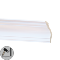 Плинтус потолочный полистирол ударопрочный Format 08018D белый 40x69x2000 мм аналоги, замены