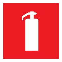 Наклейка знак пожарной безопасности "Огнетушитель"100*100 мм | 56-0050 REXANT