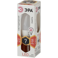 Лампа светодиодная LED B35-7W-827-E14 ЭРА (диод, свеча, 7Вт, тепл, E14) - Б0020538 (Энергия света)