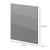 Дверь для шкафа Лион Аша Грей 59.6x50.8x1.6 цвет серый