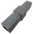 Соединитель пластиковый для трубы 20х20 мм 2-палый пластик цвет серый
