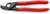 Кабелерез рез: кабель d 15мм (50кв.мм AWG 1/0) L-165мм обливные рукоятки с держателем для торгового оборудования черн. Knipex KN-9511165SB