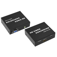 Конвертер HDMI на VGA + Стерео 3,5 мм, металл | 17-6908 REXANT