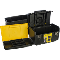 Ящик для инструмента Stanley Mobile Workcenter черно-желтый металлопластмассовый 47.5х63х28.4 см 1-70-326