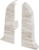 Заглушки для плинтуса «Дуб Рейкьявик» высота 62 мм 2 шт. LIDER