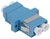 Адаптер проходной LC-LC для одномодового и многомодового кабеля (SM/MM); с полировкой UPC; двойного исполнения (Duplex) ITK FC1-LCULCU2C-SM IEK (ИЭК)
