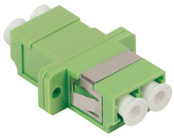 Адаптер проходной LC-LC для одномодового и многомодового кабеля (SM/MM); с полировкой APC; двойного исполнения (Duplex) ITK FC1-LCALCA2C-SM IEK (ИЭК)