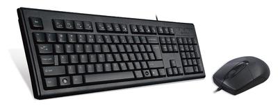 Комплект клавиатура+мышь KRS-8372 клавиатура черн. мышь USB A4TECH 477618 цена, купить