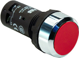 Кнопка СР2-30R-11 красная с фиксацией низкая 1НO+1Н3 - 1SFA619101R3071 ABB