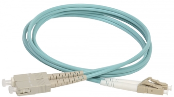 Оптический (патч-корд), MM, 50/125 (OM3), LC/UPC-SC/UPC,(Duplex),1м | FPC5003-LCU-SCU-C2L-1M ITK IEK (ИЭК) Патч-корд 1м коммутационный соединительный для многомодового кабеля купить в Москве по низкой цене