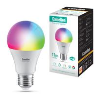 Лампа светодиодная эл. Smart Home LSH11/A60/RGBСW/Е27/WIFI 11Вт Е27 RGB+DIM+CW 220В WiFi Camelion 14499 цена, купить