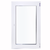 Окно пластиковое ПВХ Veka одностворчатое 1070х700 мм (ВхШ) поворотное однокамерный стеклопакет белый/белый