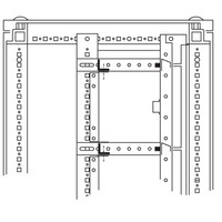 Объединительные панели для секций шкафов DAE/CQE, 800мм, 1 упаковка - 5шт. | R5FCP80 DKC (ДКС)