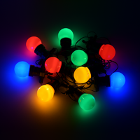 Гирлянда белт-лайт из лампочек шарики Gauss Holiday 220 В электрическая 8 м 10 ламп, лампочки комплекте, цвет мультиколор
