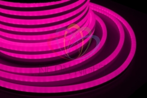 Гибкий Неон LED 360 (круглый) - розовый, бухта 50м | 131-037 NEON-NIGHT светодиодный постоянное 220В Шнур 96LED/м IP54 купить в Москве по низкой цене