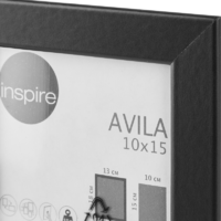 Рамка Inspire Avila 10x15 см металл цвет МДФ черный