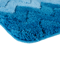 Коврик для ванной комнаты Deep 50x80 см цвет голубой FIXSEN аналоги, замены