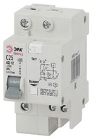 Выключатель автоматический дифференциального тока АД-12 (AC) C16 30mA 6кА 1P+N - SIMPLE-mod-29 ЭРА S | Б0039287 (Энергия света)