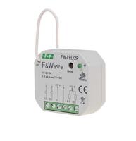 Система модульная FW-LED2P (диммер-реле двухканал.; для LED ламп и лент; soft start; локал. удален. управление; до 8 радио передатчиков; установка в монтаж. коробку d60мм) F&F EA14.002.004 Евроавтоматика ФиФ