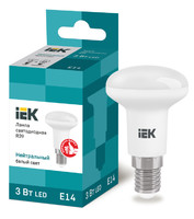 Лампа светодиодная Eco 3Вт R39 4000К нейтр. бел. E14 270лм 230-240В IEK LLE-R39-3-230-40-E14 (ИЭК)