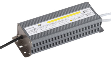 Драйвер светодиодный LED 100w 12v IP67 блок-шнур - LSP1-100-12-67-33-PRO IEK (ИЭК)
